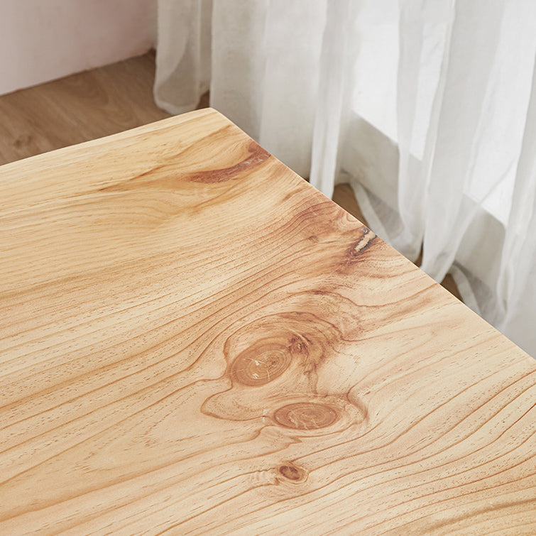 Tavolo da pranzo kaki standard glam tavolo da pranzo a forma di rettangolo in legno massiccio per cucina
