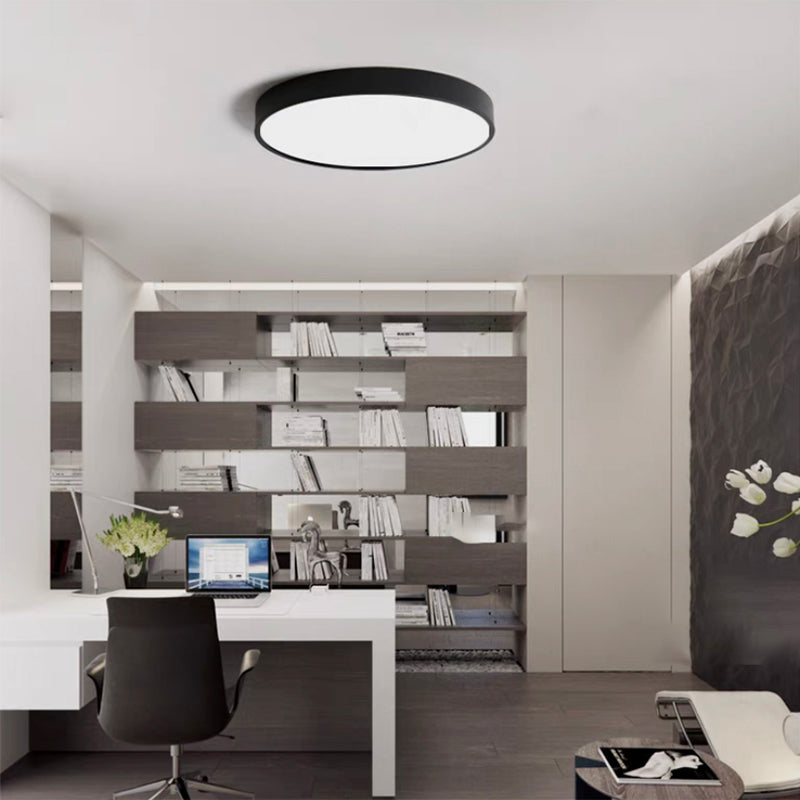 Modern Simple Style Acrylic Flush Mount Lights Round Shape 1 Light Ceiling Lamp for Bedroom