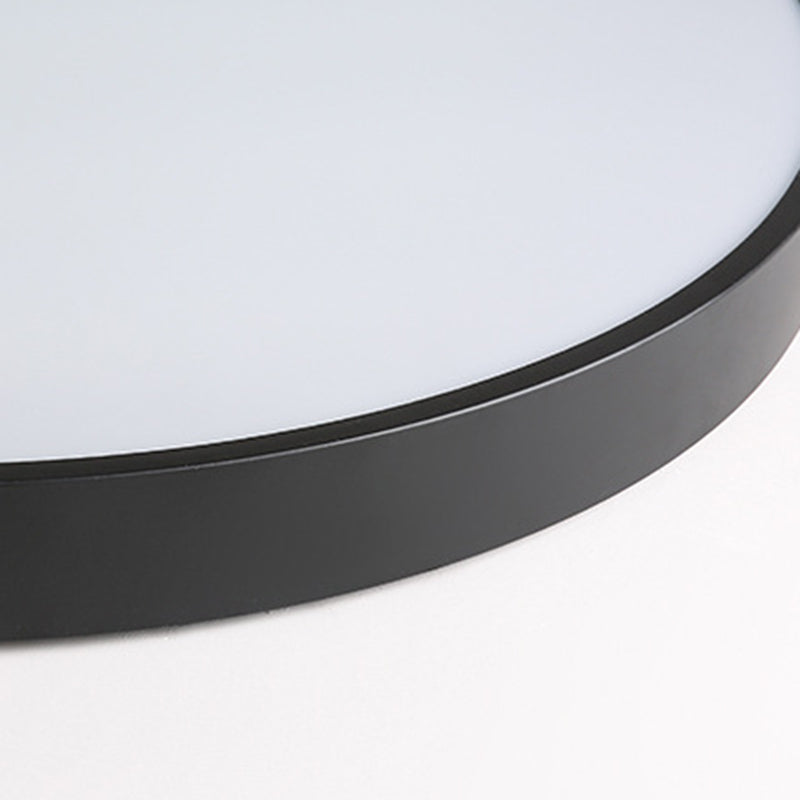 Modern Simple Style Acrylic Flush Mount Lights Round Shape 1 Light Ceiling Lamp for Bedroom