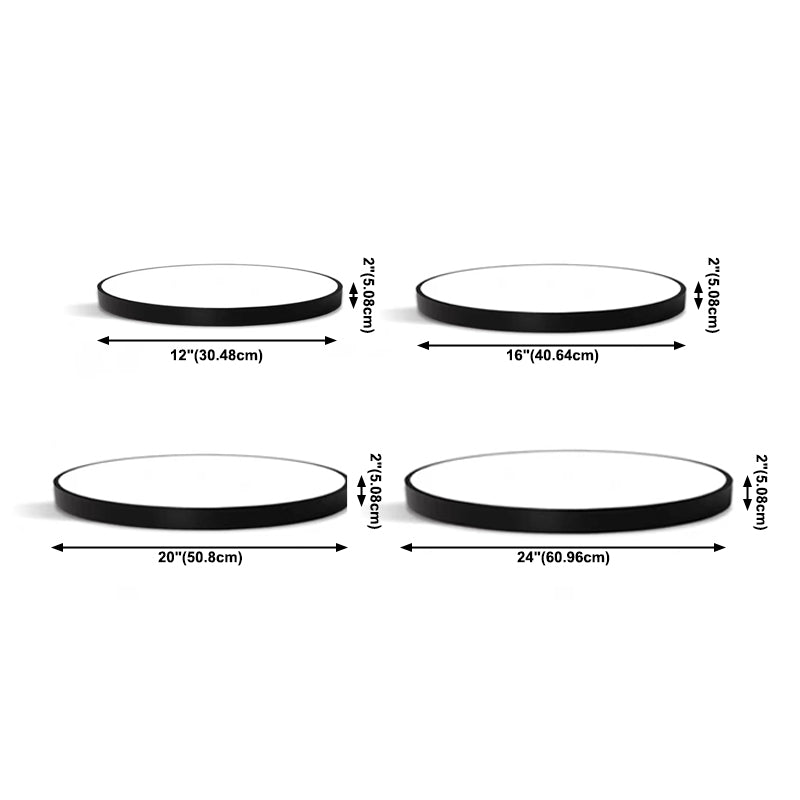 Modern Simple Style Acrylic Flush Mount Lights Round Shape 1 Light Ceiling Lamp for Bedroom