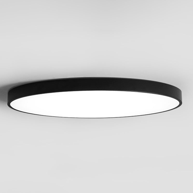 Modern Simple Style Acrylic Flush Mount Lights Round Shape 1 Light Ceiling Lamp for Bedroom