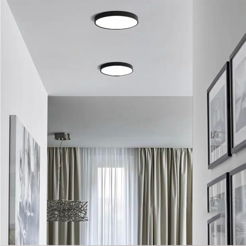 Modern Simple Style Acrylic Flush Mount Lights Round Shape 1 Light Ceiling Lamp for Bedroom