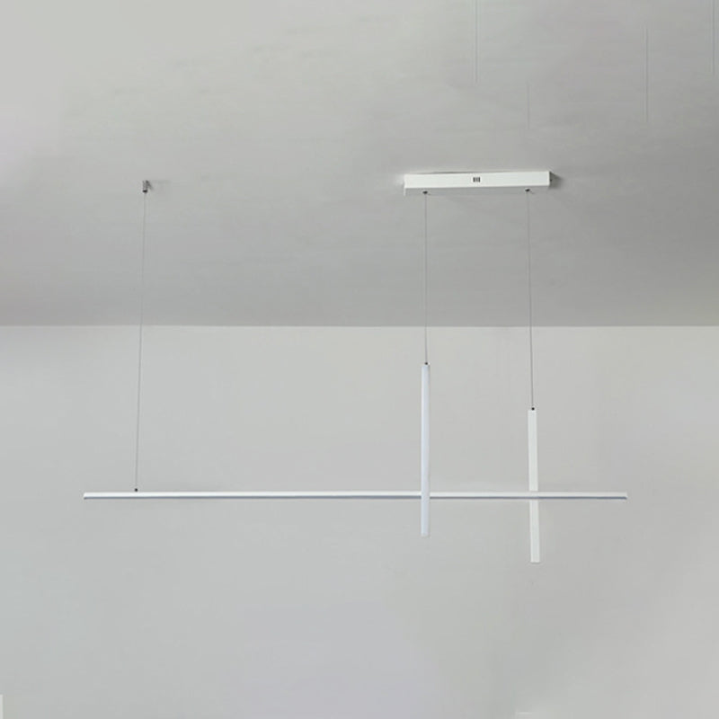 Minimalism Contemporary Style Island Pendants Metal LED Island Chandelier Light for Dining Room