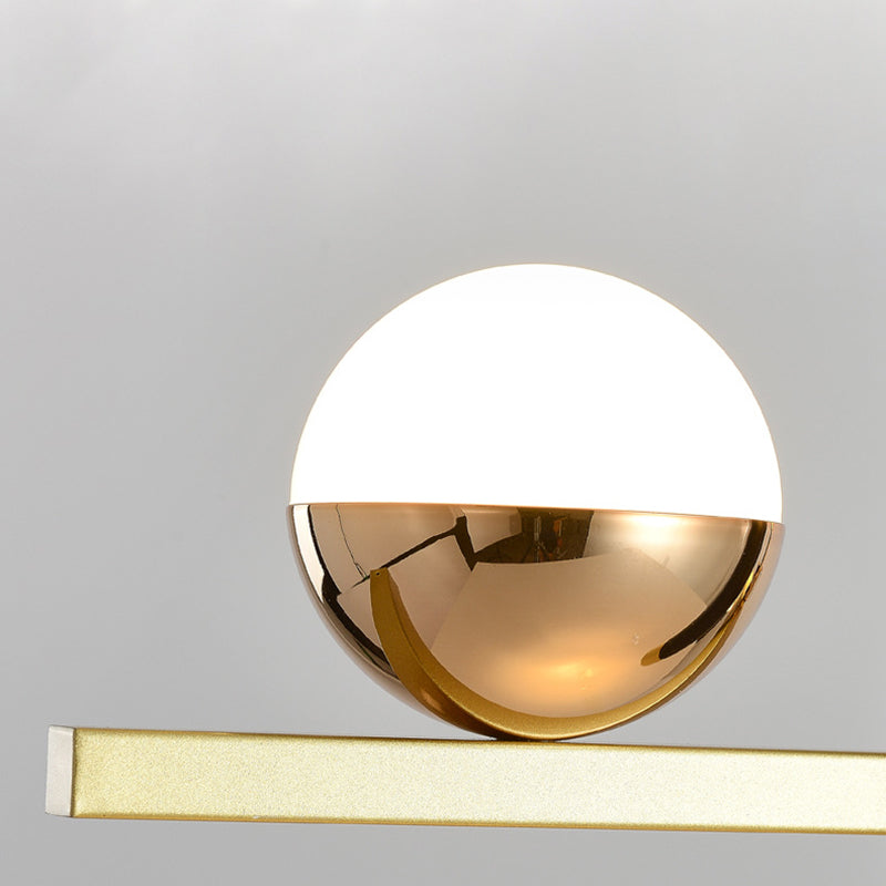 Multi Lights Metal Island Lighting Fixtures Modern Style Linear Chandelier Lighting