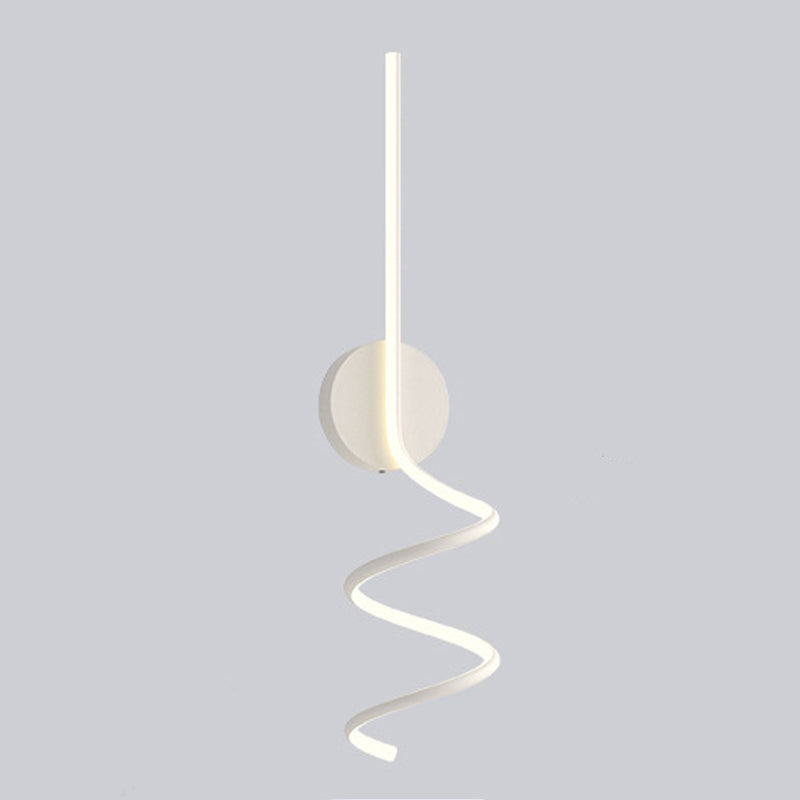 Moderno conciso conciso a parete a parete in alluminio sconde a parete lineare con ombra silicone