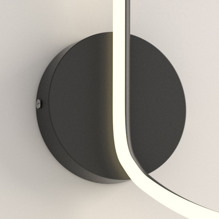 Moderno conciso conciso a parete a parete in alluminio sconde a parete lineare con ombra silicone