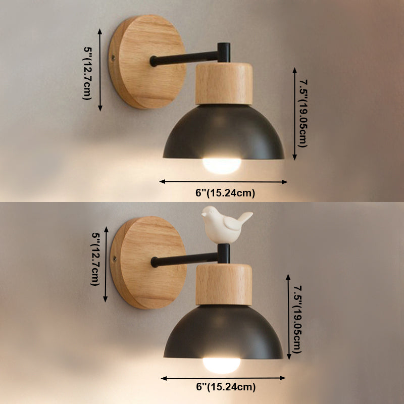 Binnen 1-bulb Down Light Wall Sconce Lighting, Simple SCONCE LIMMUTE MET HOUDEN TOP