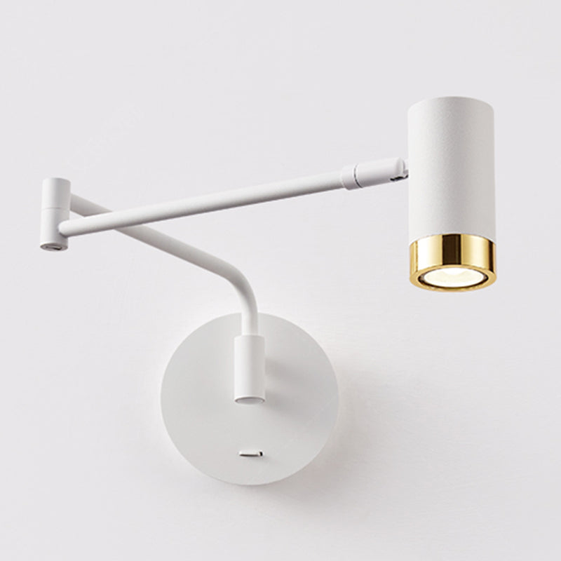 Metall Halbzylinder Schattenschwung Armwand Beleuchtung moderner Stil 1 Lichtleuchte Lampe