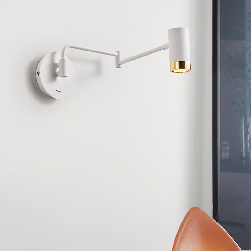 Metall Halbzylinder Schattenschwung Armwand Beleuchtung moderner Stil 1 Lichtleuchte Lampe