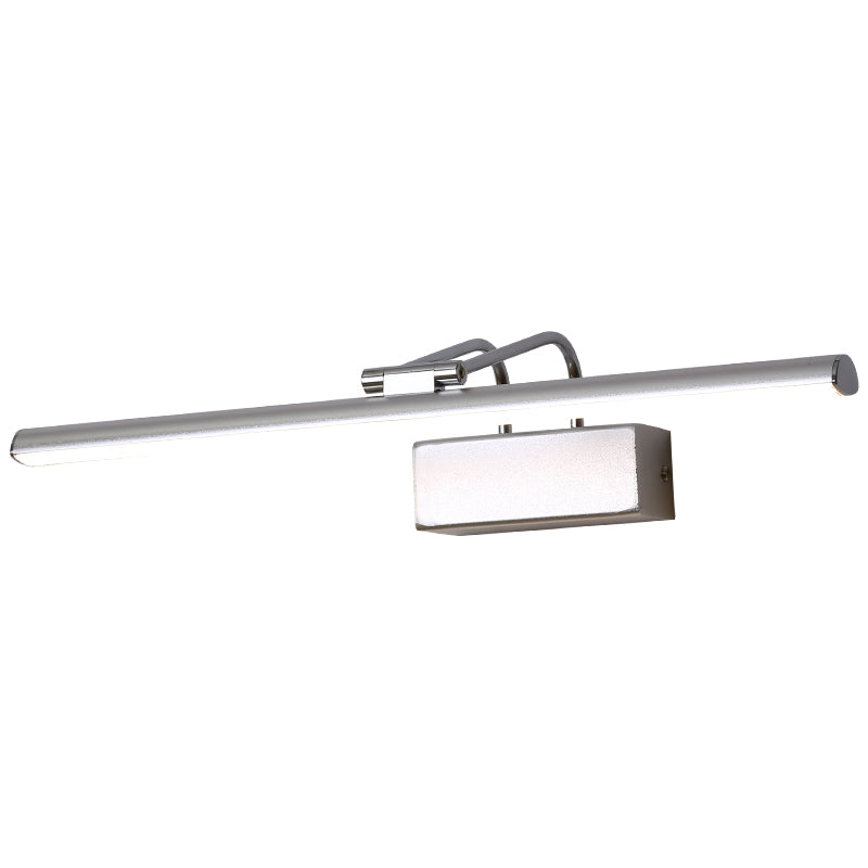 Luci di applique a parete lineare moderna Metal 1 Light Sconce Light con ombra acrilica