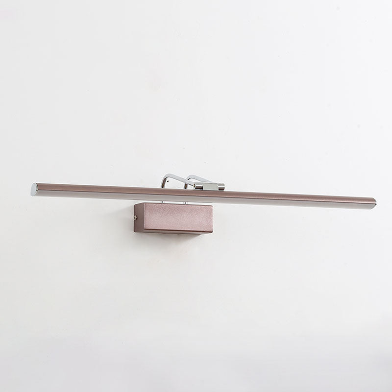 Luci di applique a parete lineare moderna Metal 1 Light Sconce Light con ombra acrilica