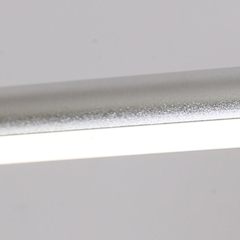 Luci di applique a parete lineare moderna Metal 1 Light Sconce Light con ombra acrilica