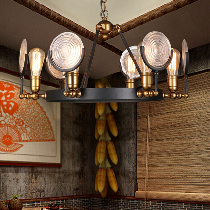 Fidutri di illuminazione a sospensione con lampada a soffitto a soffitto a più luci industriali