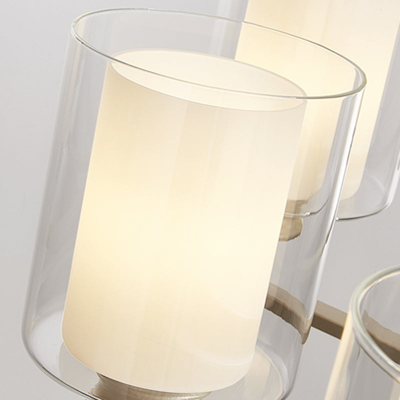 Lampade per lampadari in vetro cilindro Light Freeps Multi Lights Modern Style Accendi in oro in oro