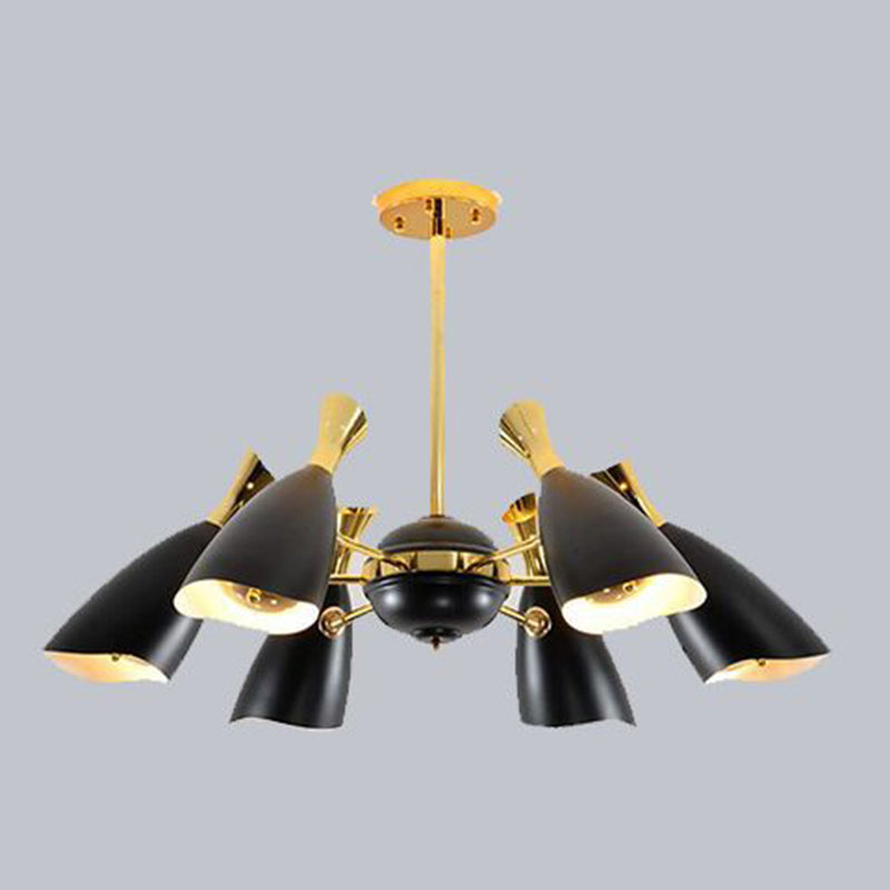 Moderne creatieve geometrische hanglampje Electroplate Metal kroonluchter voor woonkamer