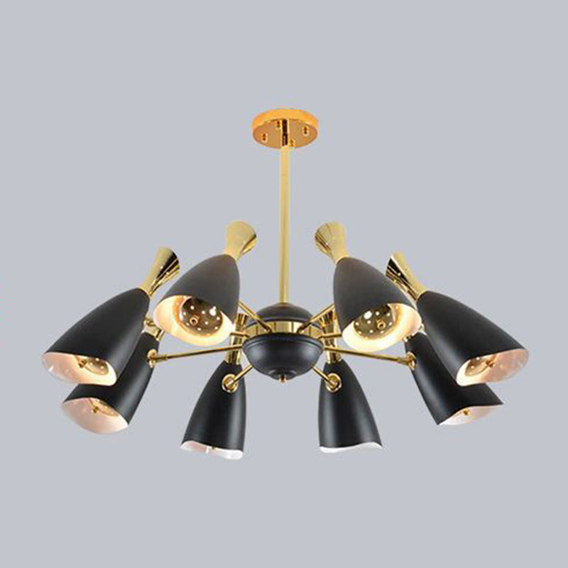 Moderne creatieve geometrische hanglampje Electroplate Metal kroonluchter voor woonkamer