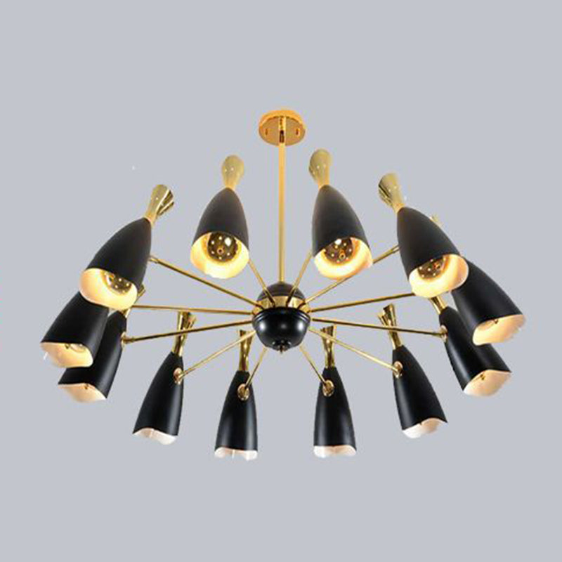 Moderne creatieve geometrische hanglampje Electroplate Metal kroonluchter voor woonkamer