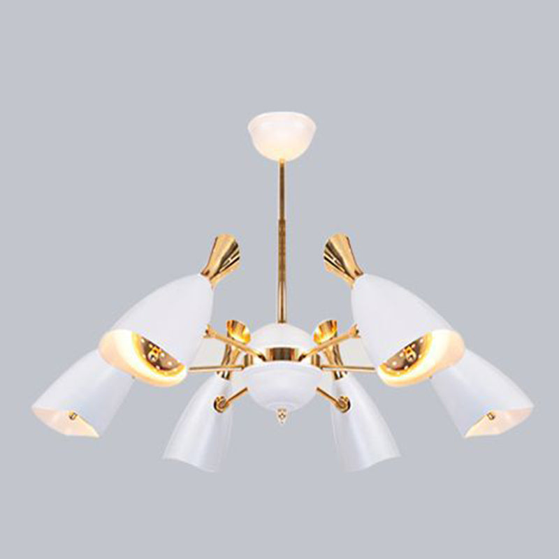 Moderne creatieve geometrische hanglampje Electroplate Metal kroonluchter voor woonkamer