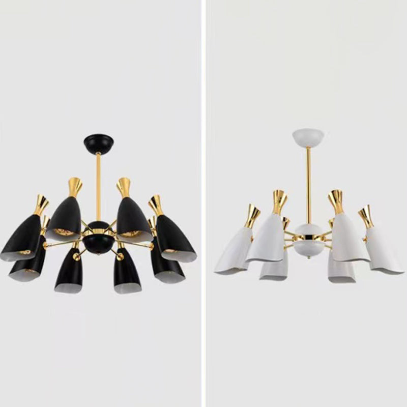 Moderne creatieve geometrische hanglampje Electroplate Metal kroonluchter voor woonkamer