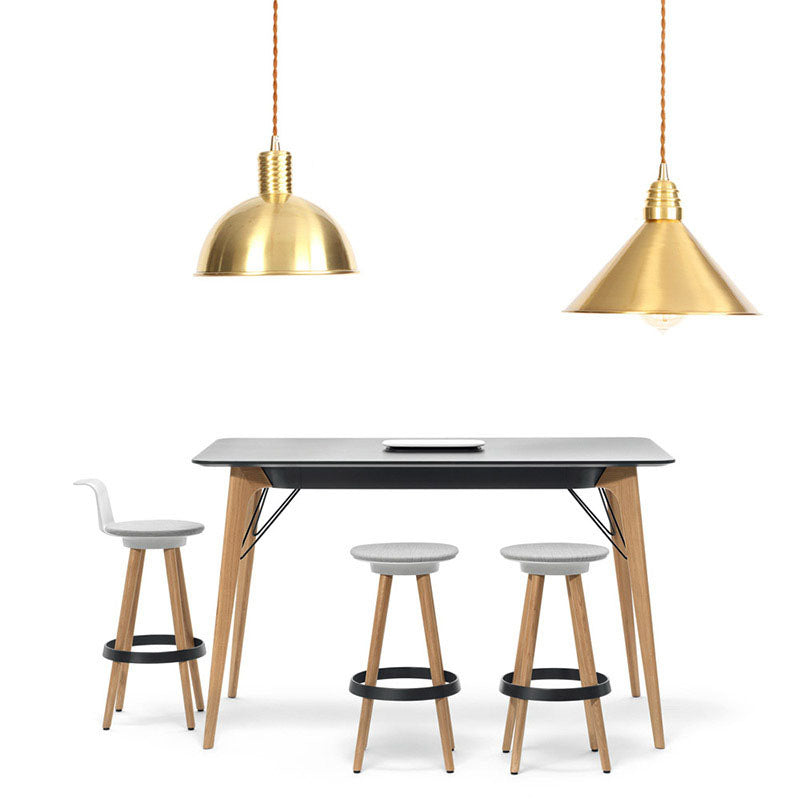 Zeitgenössischer Stil Metal -Runde Anhänger Beleuchtung Leuchten 1 leichte Deckenlichter in Gold