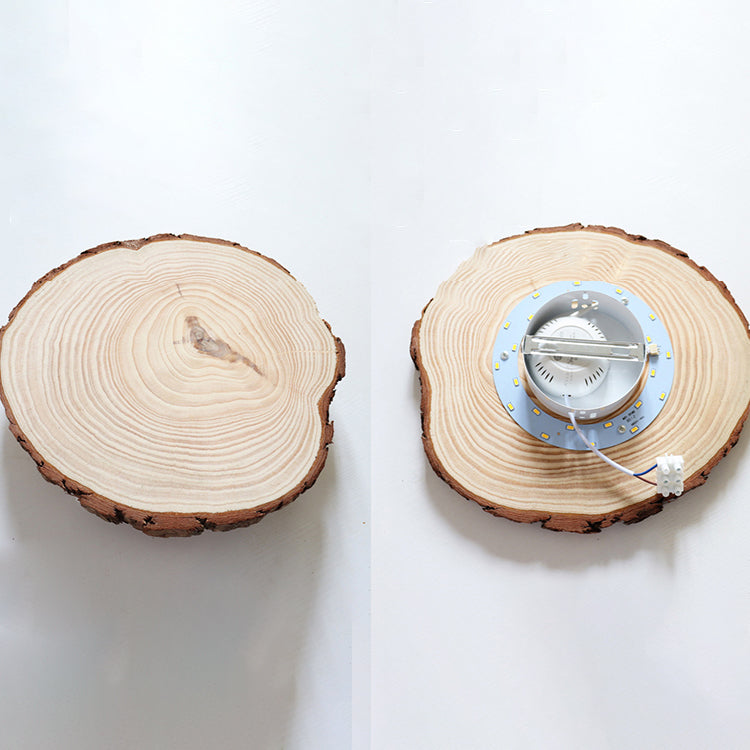 Moderne Wandbeleuchtung 1 Licht Wandleuchten Holzleuchten in Braun