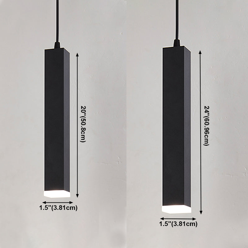 Modern Plug in Pendant Light Cylindrical Hanging Pendant Lights for Living Room