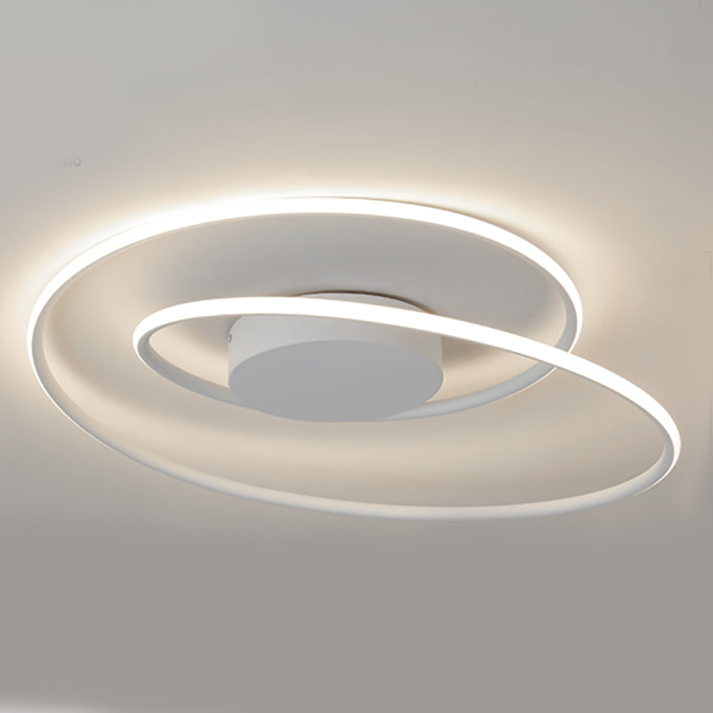 Lámpara de techo de línea LED con montaje empotrado estilo modernista para sala de estar y comedor