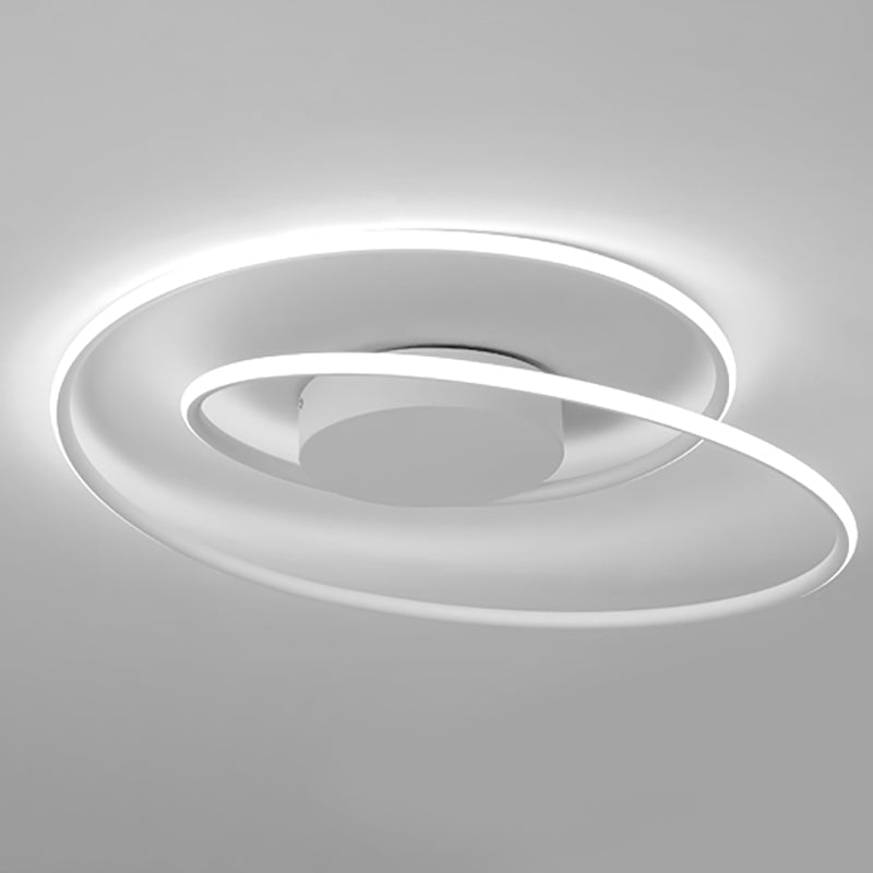 Lámpara de techo de línea LED con montaje empotrado estilo modernista para sala de estar y comedor