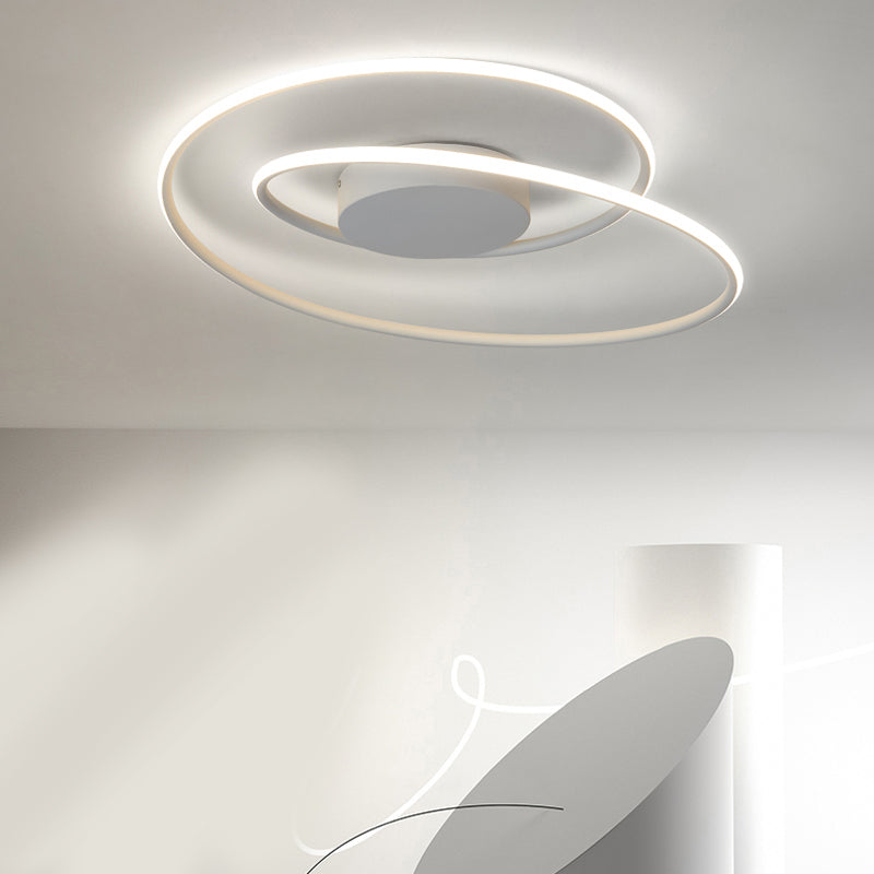 Lámpara de techo de línea LED con montaje empotrado estilo modernista para sala de estar y comedor