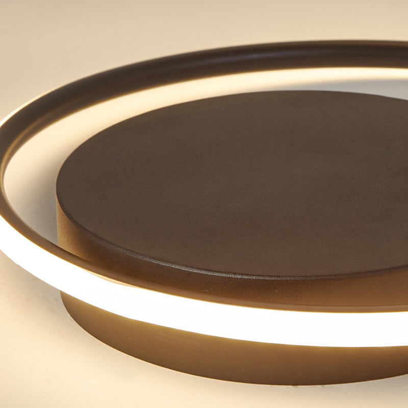 Modernist Style Flush Mount Light LED Line Ceiling Lamp for Living Room Dinning Room