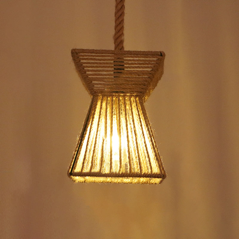 Seil kommerzieller Anhänger Beleuchtung Industrie Beige schattiertes Restaurant Anhänger Licht