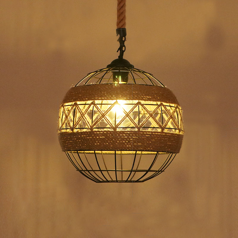 Seil kommerzieller Anhänger Beleuchtung Industrie Beige schattiertes Restaurant Anhänger Licht