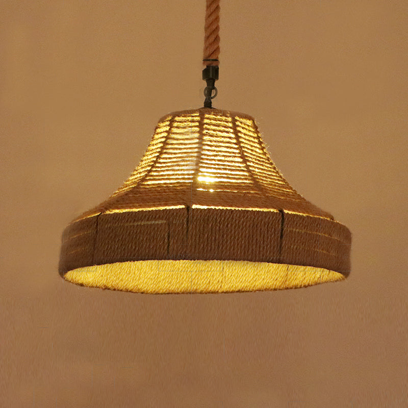 Seil kommerzieller Anhänger Beleuchtung Industrie Beige schattiertes Restaurant Anhänger Licht