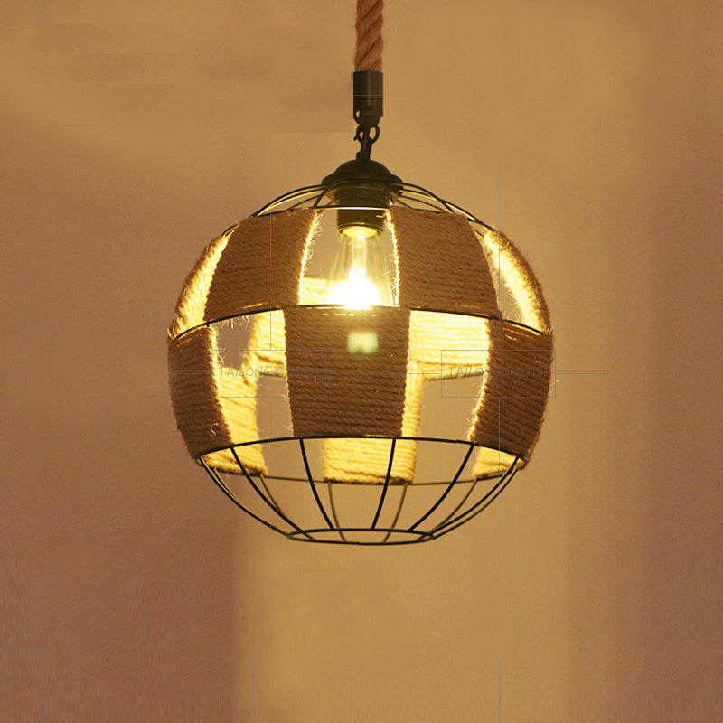 Seil kommerzieller Anhänger Beleuchtung Industrie Beige schattiertes Restaurant Anhänger Licht