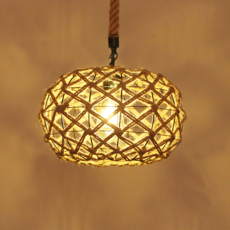 Seil kommerzieller Anhänger Beleuchtung Industrie Beige schattiertes Restaurant Anhänger Licht