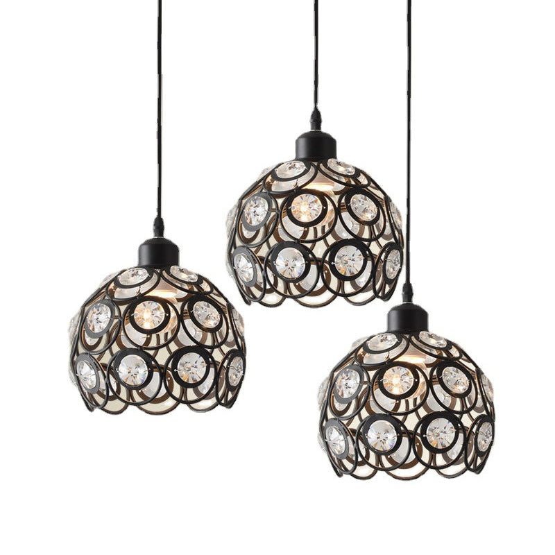 Accoglienza a ciondolo a ciondolo Globe Simplicity Crystal Crystal Dinning Room a sospensione Luce a sospensione