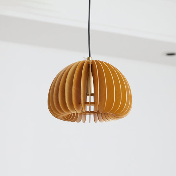 Techo moderno Carril colgante Luz de calabaza de madera Luz colgante para sala de estar para sala de estar