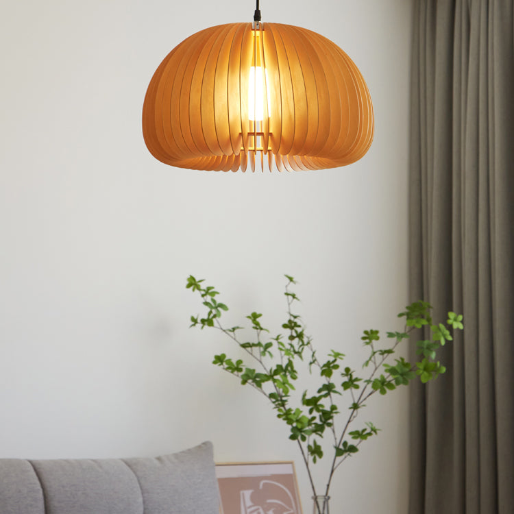 Techo moderno Carril colgante Luz de calabaza de madera Luz colgante para sala de estar para sala de estar