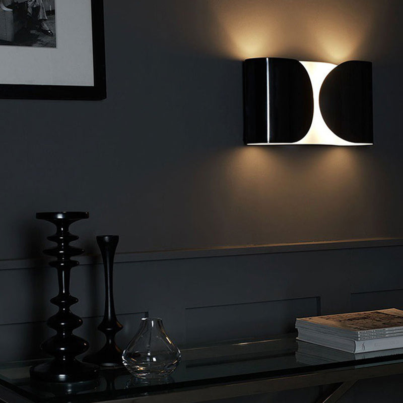 Disparo de pared de metal ligero montado en la pared contemporáneo para comedor de sala de estar