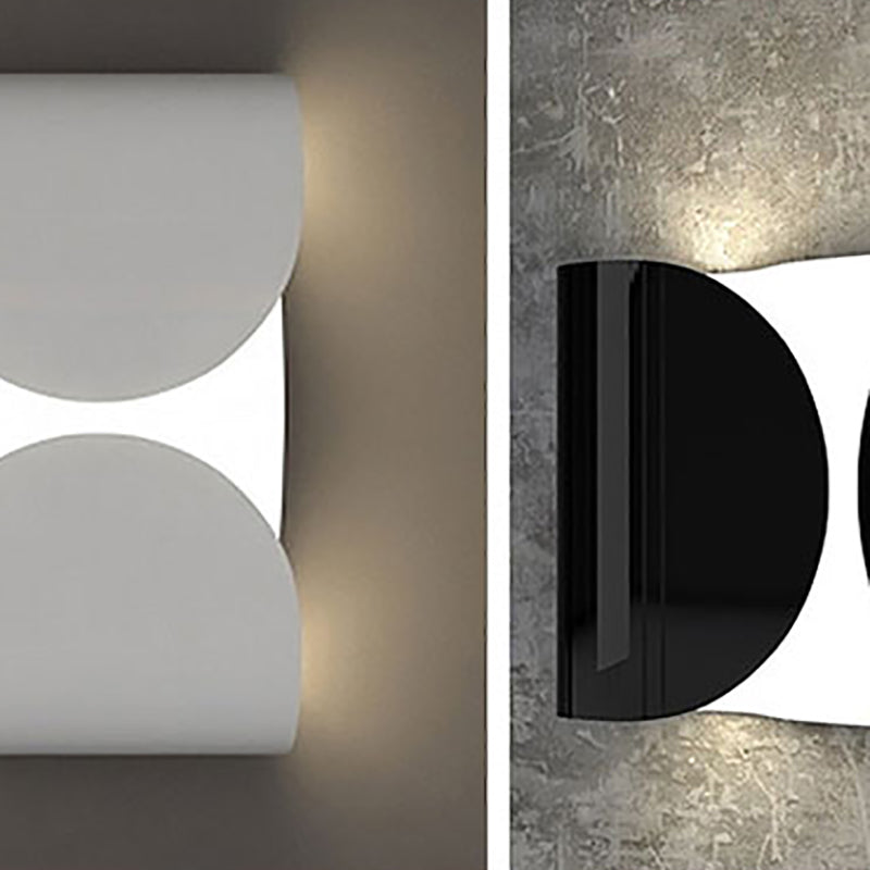 Disparo de pared de metal ligero montado en la pared contemporáneo para comedor de sala de estar