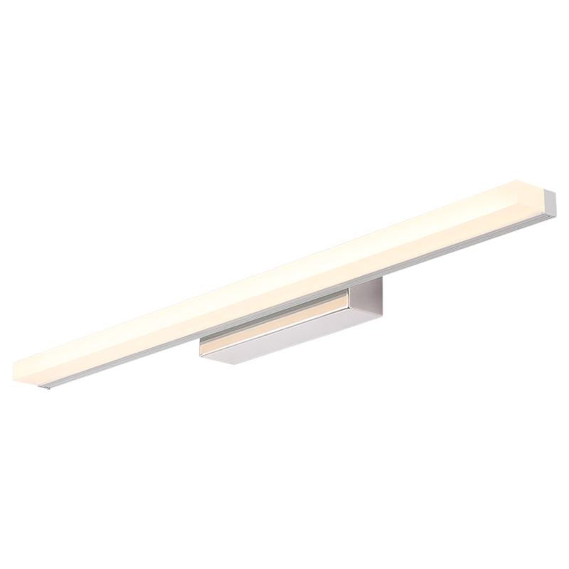 Langstreifen LED -Waschtischlichter mit Acrylschatten moderner Spiegel vorderen Licht