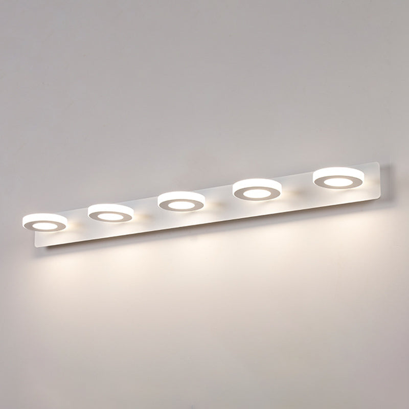 Makeup Mirror Lamp Modern Simple Rotatable Wall Light Fixture for Bathroom Washroom