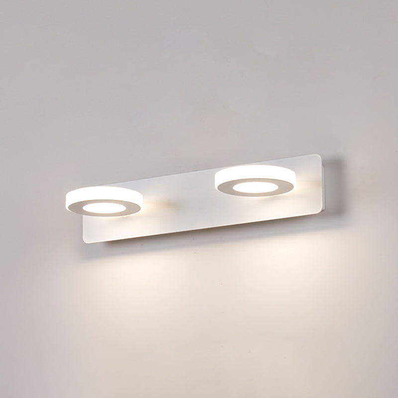 Lampada specchio per trucco moderna semplice lampada da parete rotabile per bagno bagno