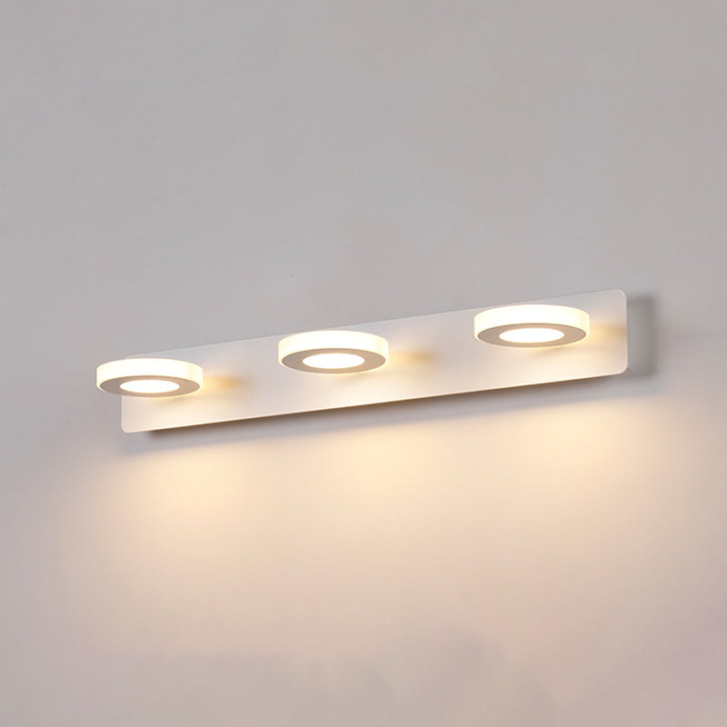 Lampada specchio per trucco moderna semplice lampada da parete rotabile per bagno bagno