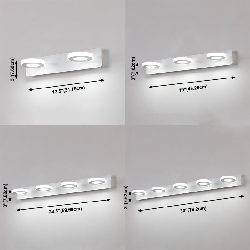 Lampada specchio per trucco moderna semplice lampada da parete rotabile per bagno bagno