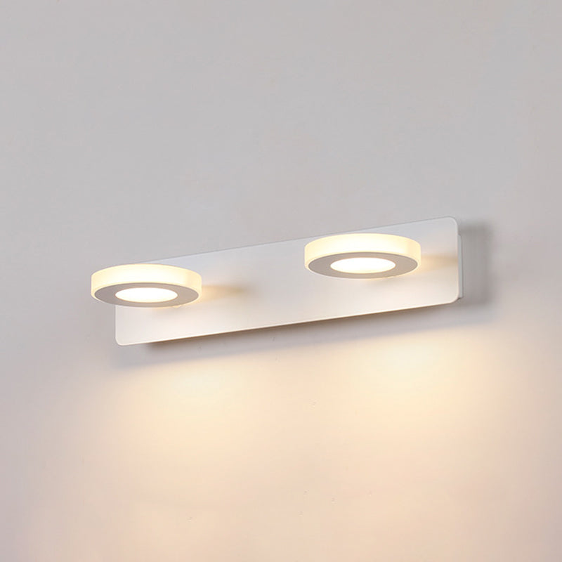 Lampada specchio per trucco moderna semplice lampada da parete rotabile per bagno bagno