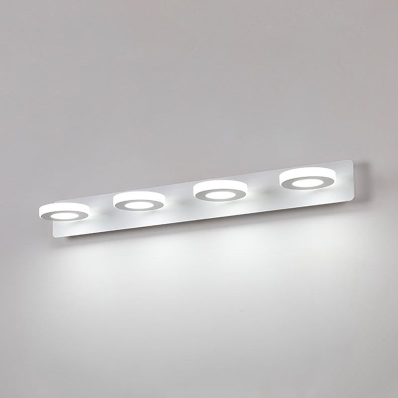 Makeup Mirror Lamp Modern Simple Rotatable Wall Light Fixture for Bathroom Washroom