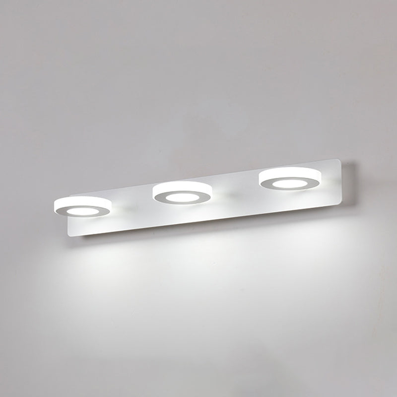 Makeup Mirror Lamp Modern Simple Rotatable Wall Light Fixture for Bathroom Washroom