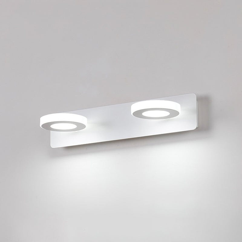 Makeup Mirror Lamp Modern Simple Rotatable Wall Light Fixture for Bathroom Washroom