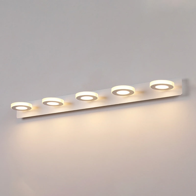 Lampada specchio per trucco moderna semplice lampada da parete rotabile per bagno bagno